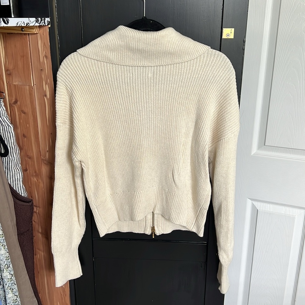 Double Zip Ribbed Cardigan - Picture 3 of 3